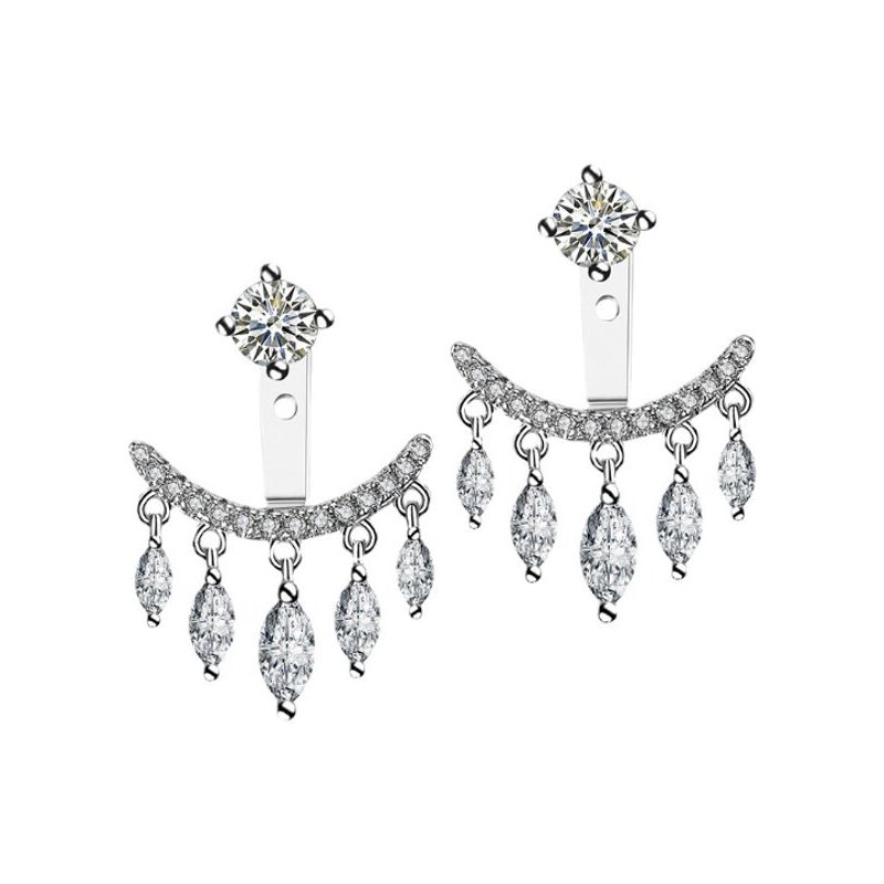 SWAROVSKI Elements Swarovski e. dvojité náušnice Diamond Rain see3672 32389092