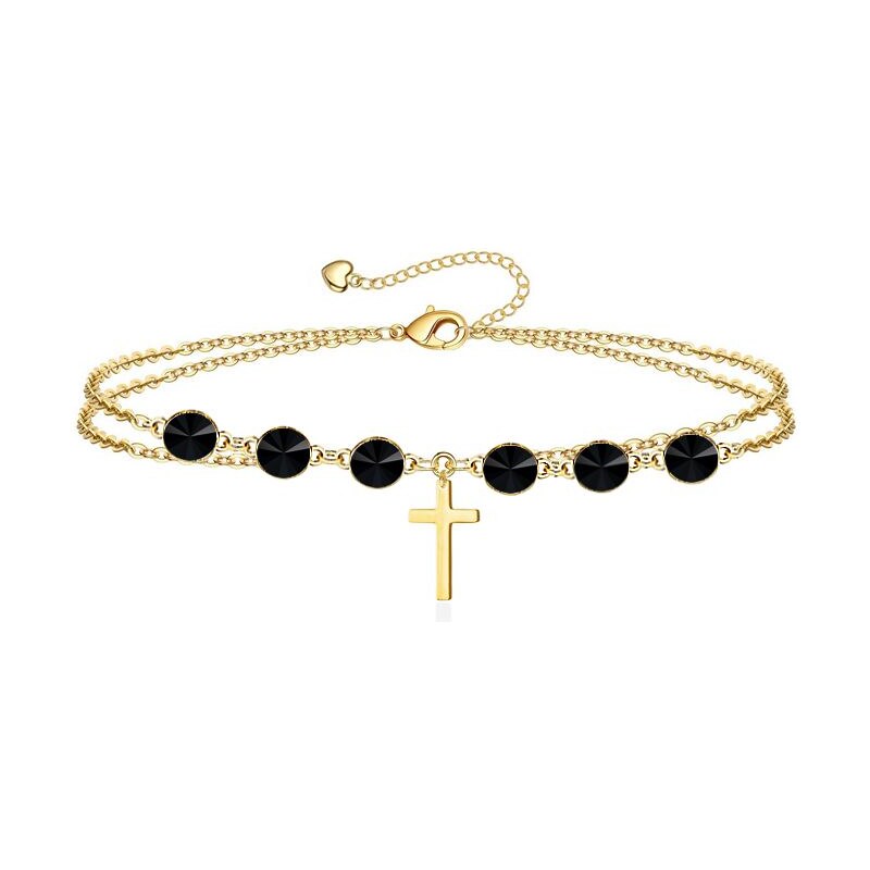 SWAROVSKI Elements Swarovski e. dámsky náramok s krížikom Have Faith, 32389086