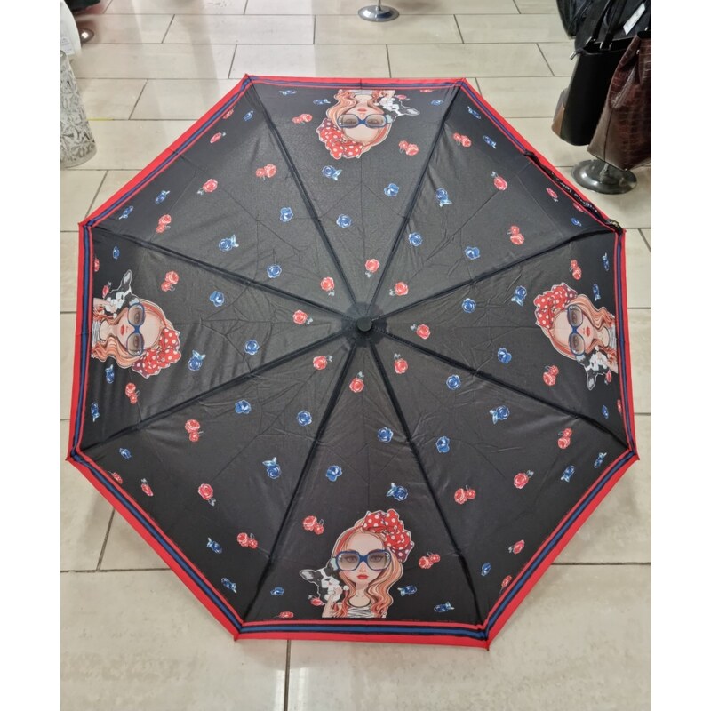 Katrins Fashion Dáždnik psík Mops 26689775