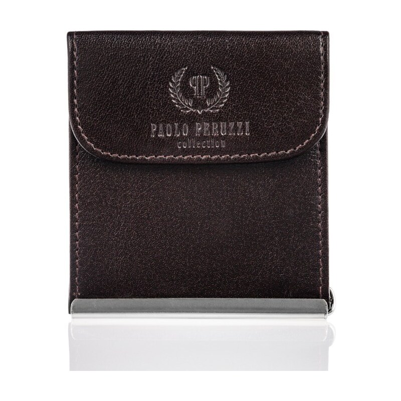 PAOLO PERUZZI Pánska kožená peňaženka | hnedá T-10-BR 32409010