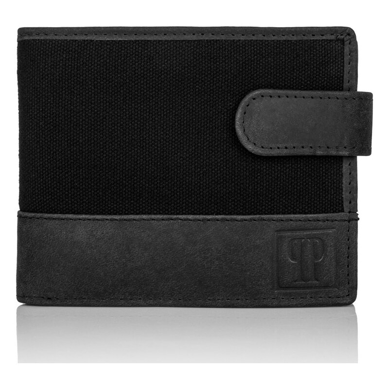 PAOLO PERUZZI Pánska peňaženka RFID | čierna T-03-BL 32409015