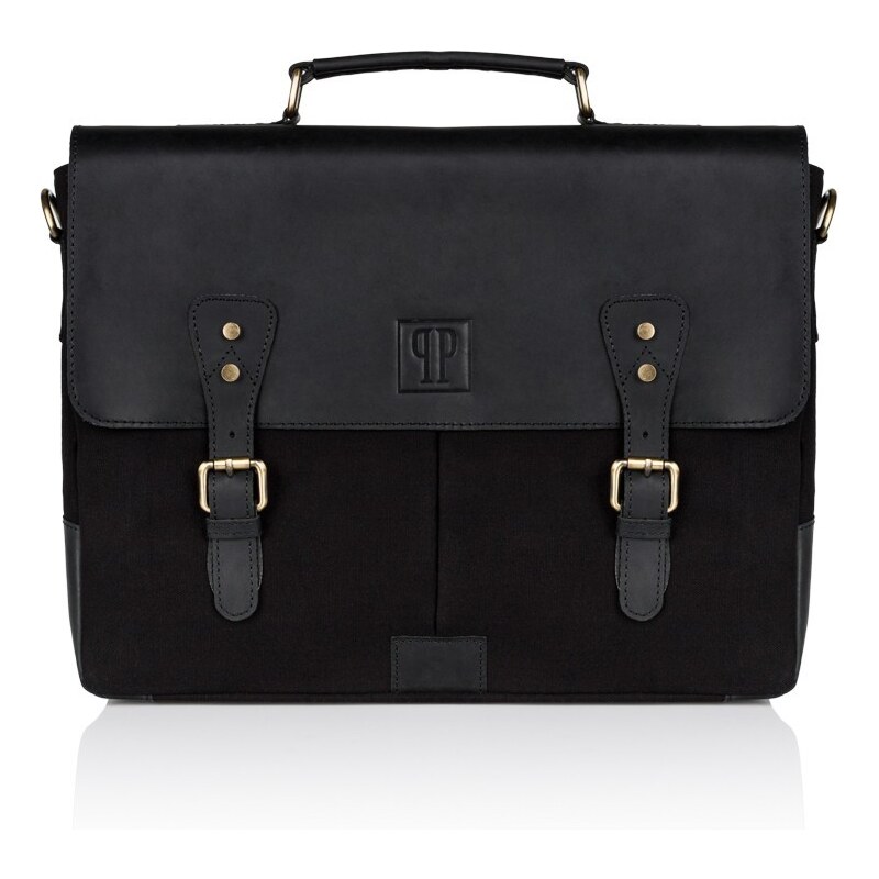 PAOLO PERUZZI Pánska taška cez rameno | čierna T-07-BL 32409019