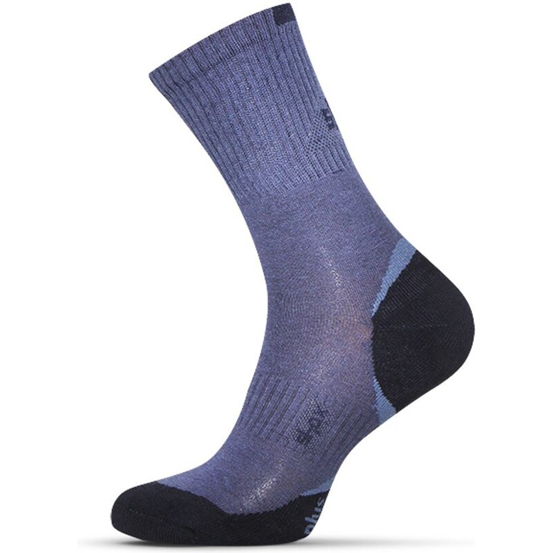 Buďchlap Bavlnené pánske ponožky v rifľovej farbe Clima Plus 32440153