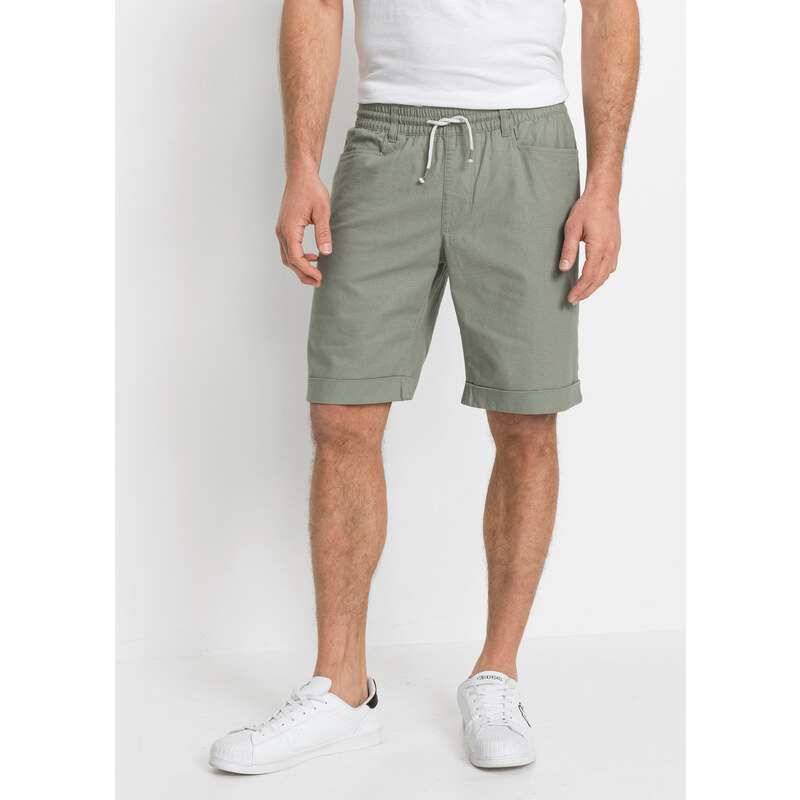 bonprix Bunda bez zapínania z pláteného mixu, Regular Fit, farba 44739592