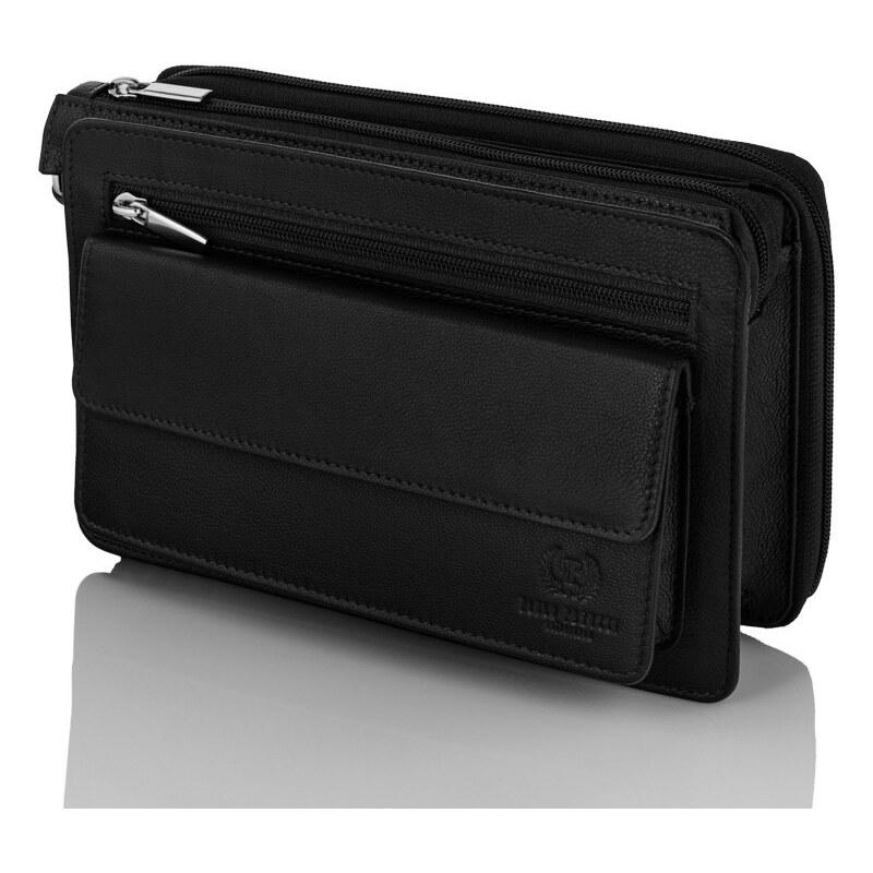 PAOLO PERUZZI Pánska príručná taška-etue | čierna T-26-BL 32421706