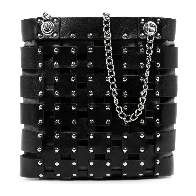 Glara Kožená kabelka Premium Paris Night 36988947