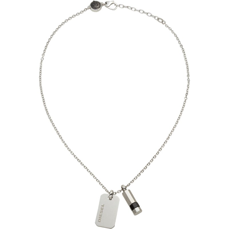 DIESEL Retiazka čierna / strieborná 64864602