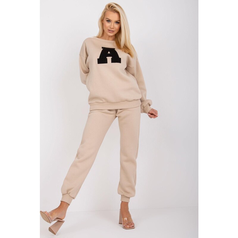 MladaModa Tepláková súprava Edvige svetlá béžová 32425274