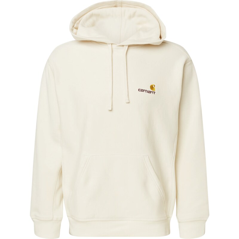Carhartt WIP Mikina American Script krémová / zlatá žltá / merlotová 55046852