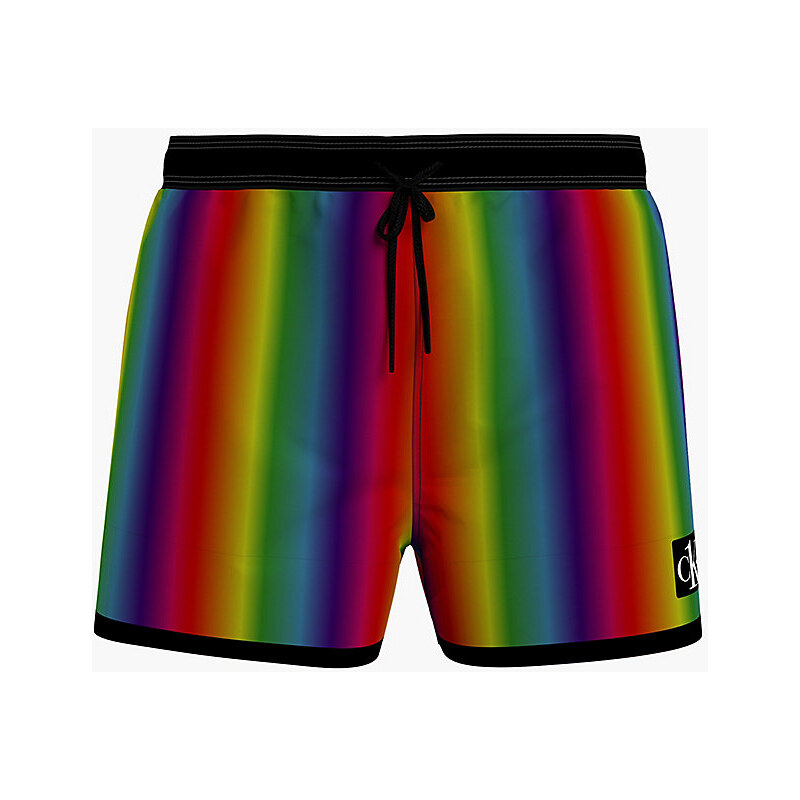 Pánske kúpacie kraťasy - KM00749 0JG - dúhové - Calvin Klein 34009559