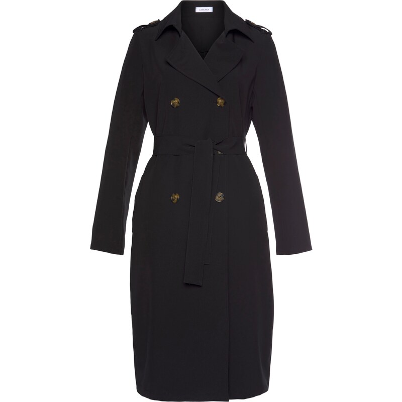 LASCANA Prechodný kabát čierna 54230282