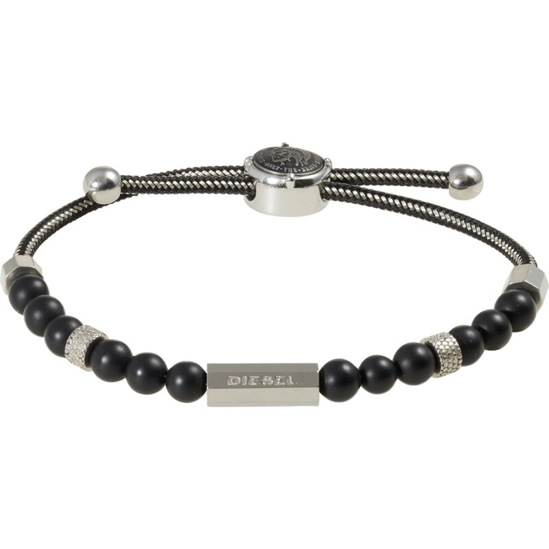 DIESEL Náramok čierna / strieborná 64864601