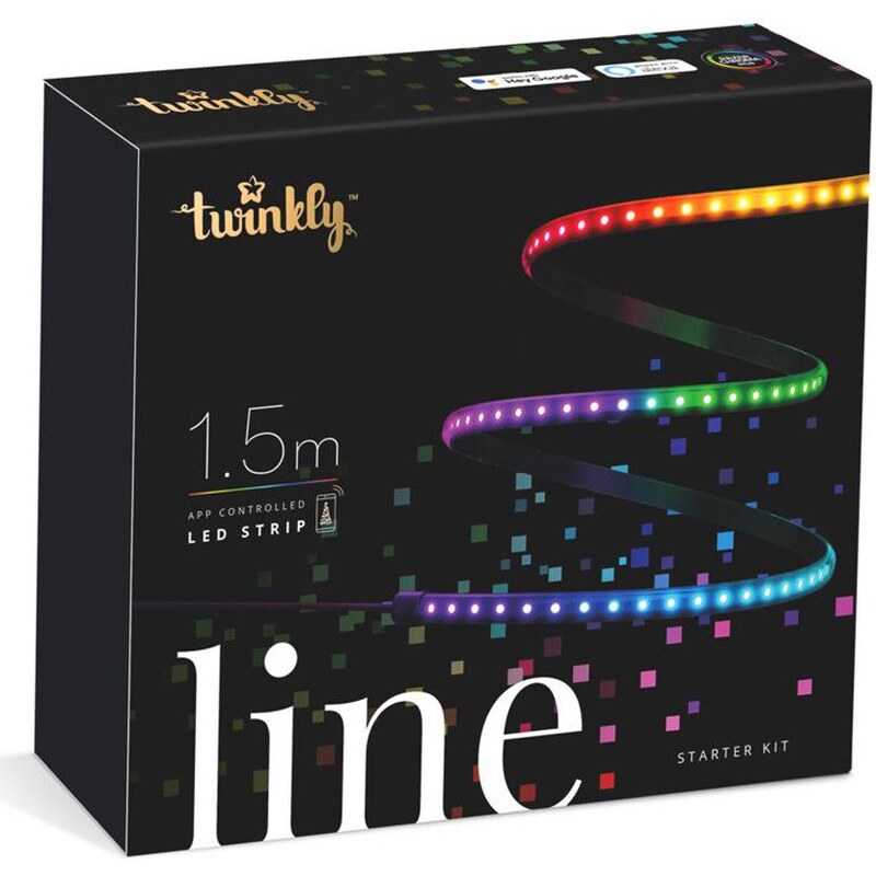 Twinkly flexibilný LED pásik 90 LED RGB 1,5m - Starter KIt
