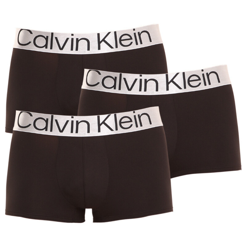 Poškodený obal - 3PACK pánske boxerky Calvin Klein čierne (NB3074A-7V1 68218486