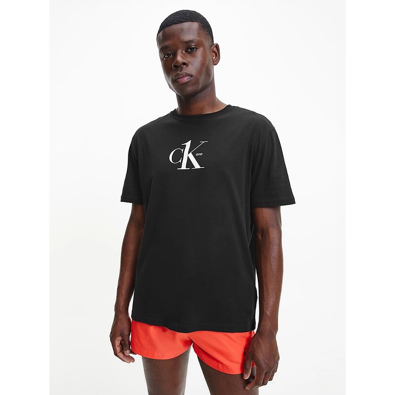 Pánske tričko KM0KM00757 - BEH čierna - Calvin Klein 31147591