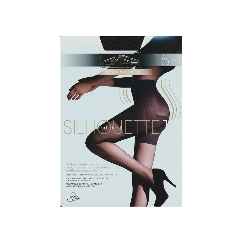 Pančuchové nohavice Omsa Silhouette 15 den 34145877