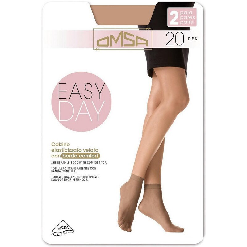 Silonkové ponožky 2 kusy Omsa Easy Day 20 den 64350305
