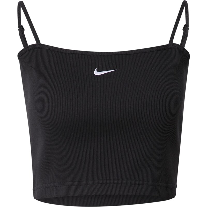 Nike Sportswear Top Essential čierna / biela 57419838