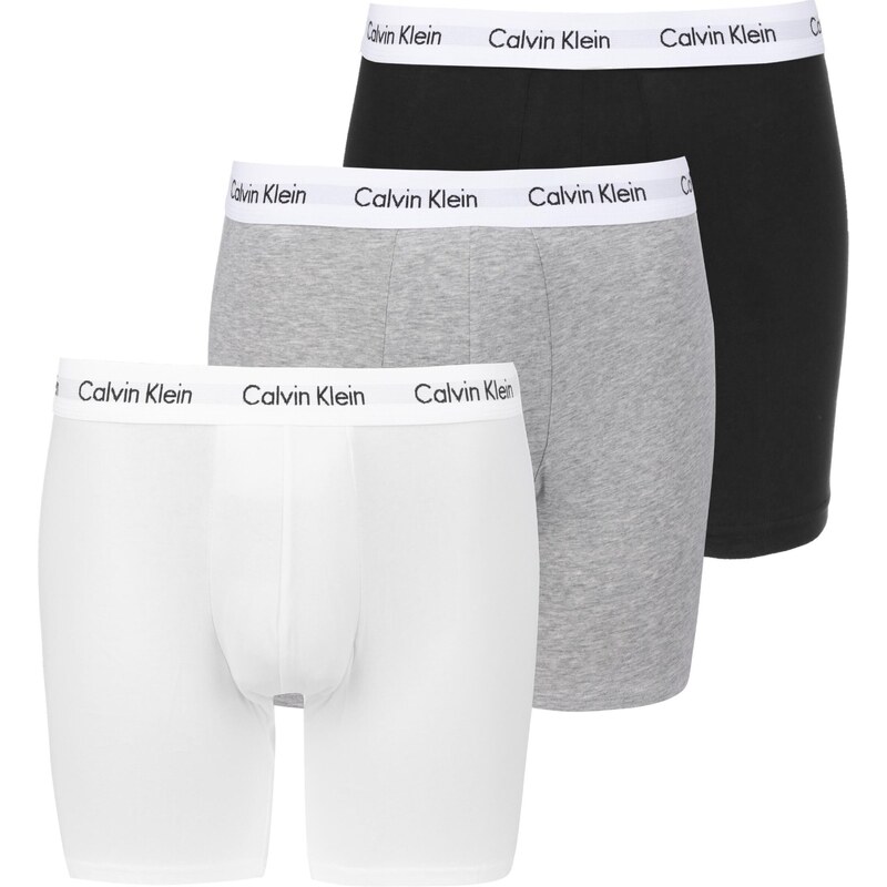 Calvin Klein Underwear Boxerky sivá melírovaná / čierna / biela 46536439