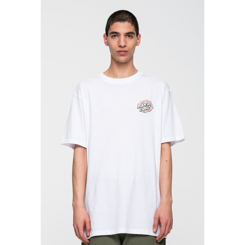 Santa Cruz Warp Broken Dot T-Shirt White 32490673