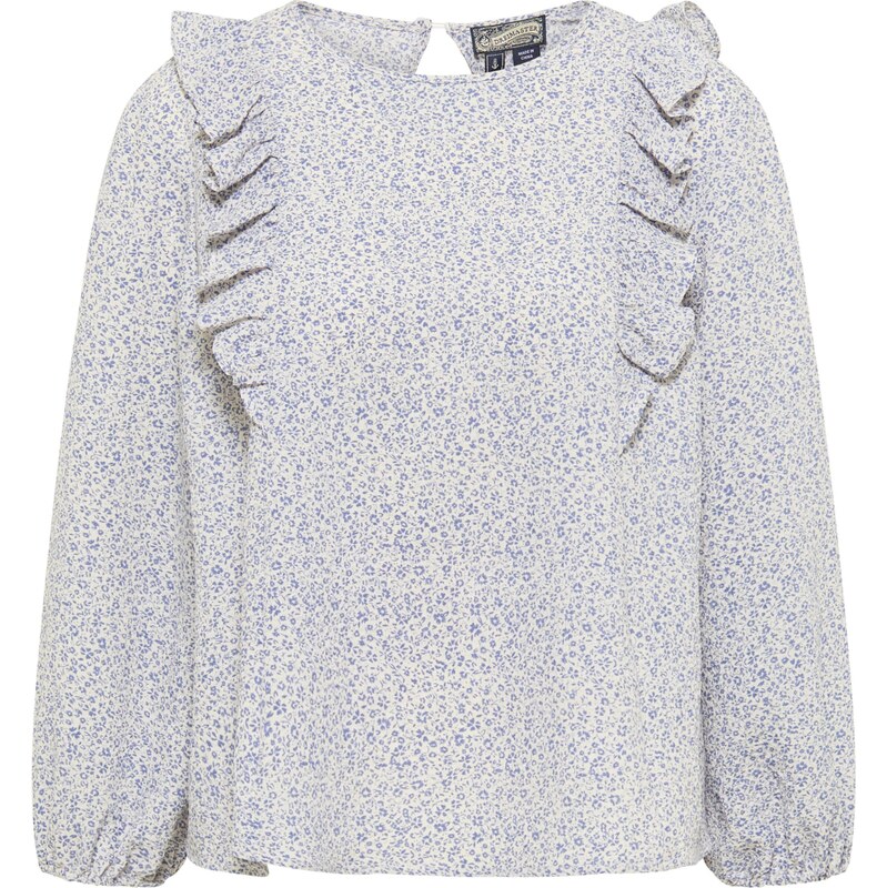 DreiMaster Vintage Blúzka indigo / biela 65867734