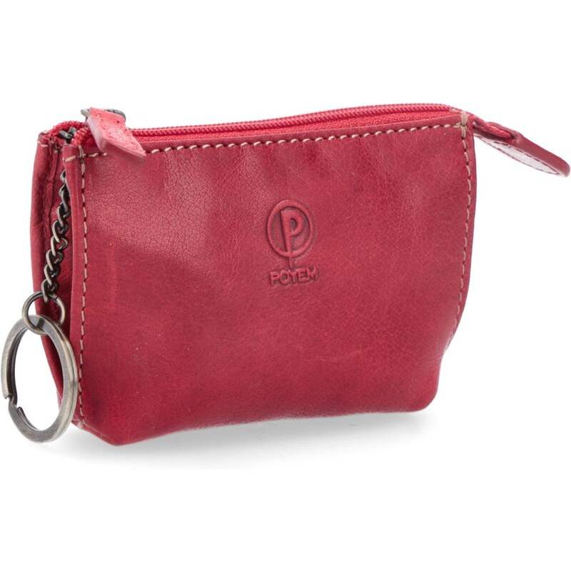 Kožená kľúčenka Poyem červená 5219 Poyem CV 64020108