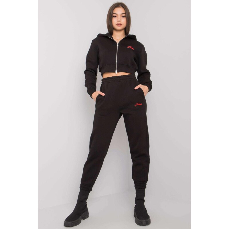 MladaModa Tepláková súprava Maxence s crop-topovou mikinou na zips 32516811