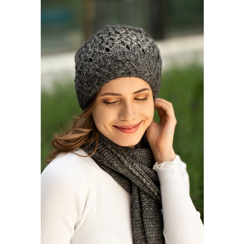 PAOLO PERUZZI Dámska módna čiapka | čierna A-02-BL 32421724