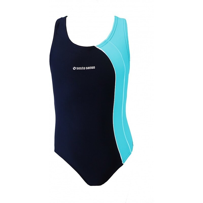 Dievčenské športové plavky Sesto Senso 690 Young Tyrkys 53437722