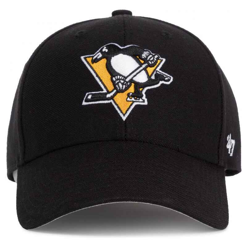 47 Brand Čierna šiltovka s logom Pitsburgh Penguins