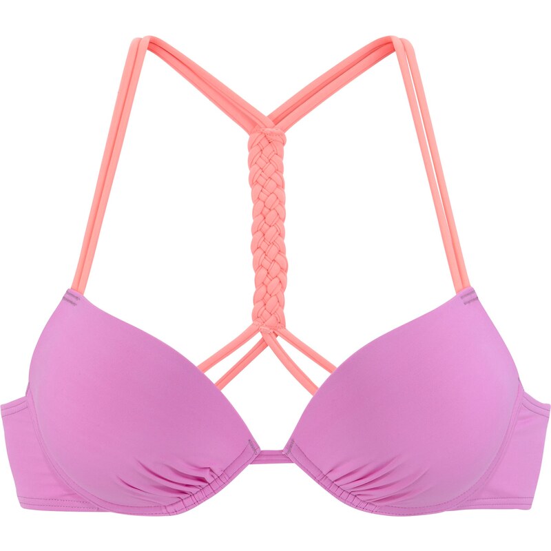 VENICE BEACH Bikinový top svetlofialová / lososová 54231320