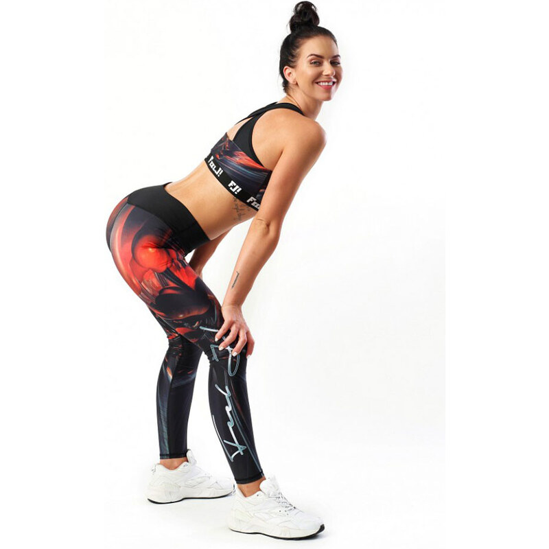 Glara Športové legíny so štýlovou potlačou 32636640