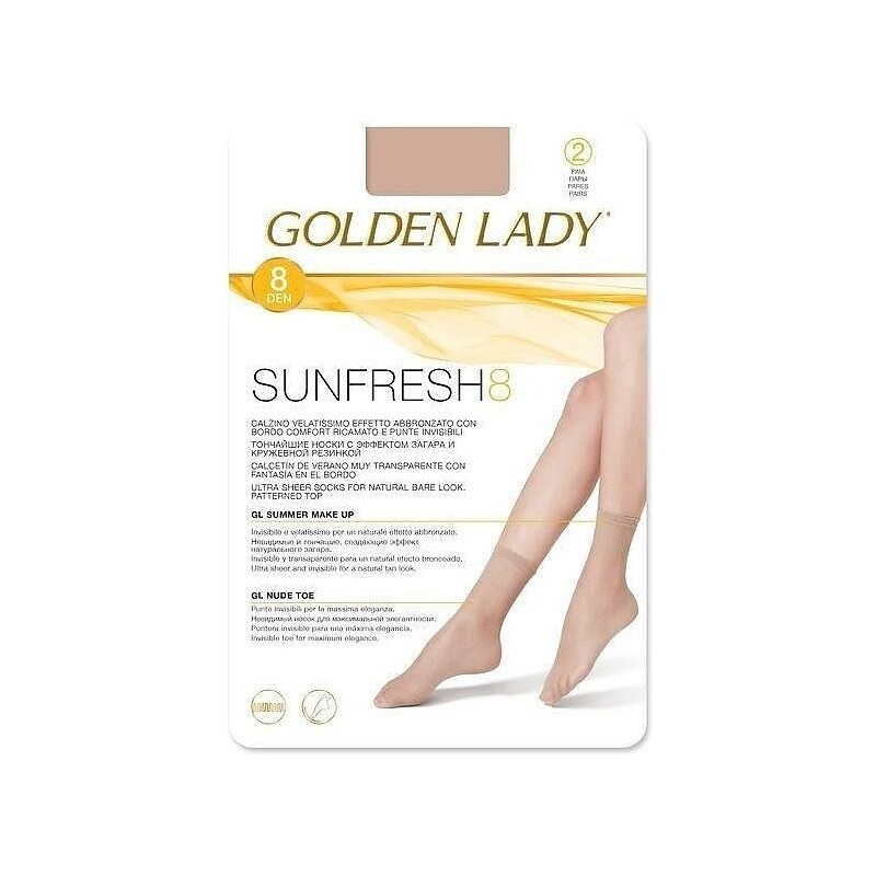 Pančuchové ponožky 2 kusy Golden Lady Sunfresh 8 den 34145912