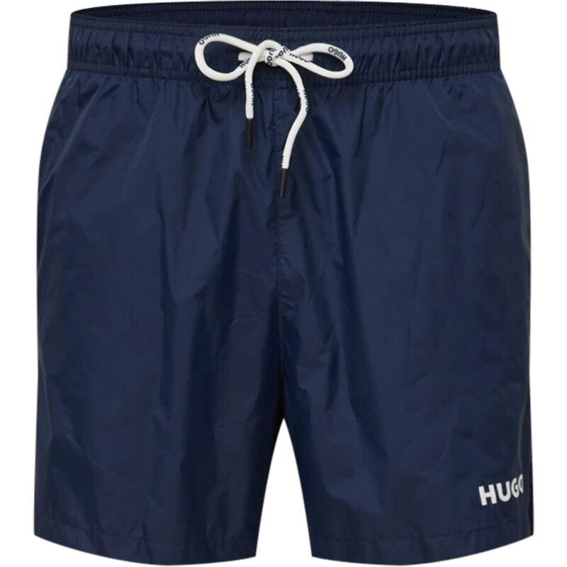 HUGO Plavecké šortky Haiti námornícka modrá / biela 32615794