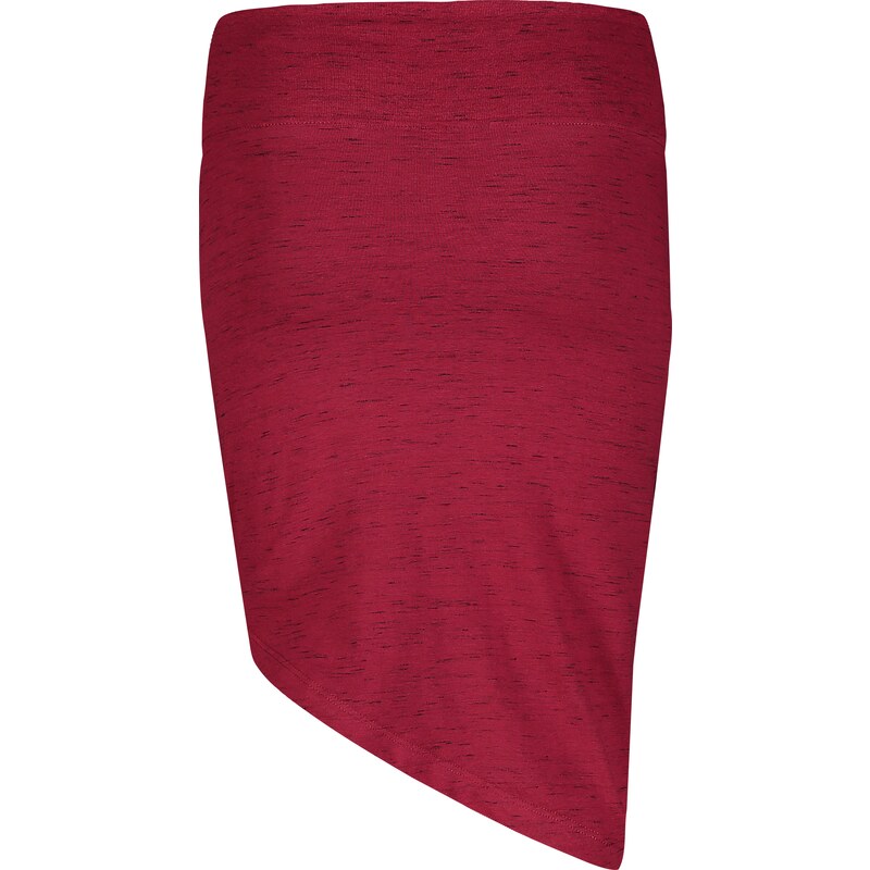 Nordblanc Červená dámska bavlnená sukňa HOURGLASS