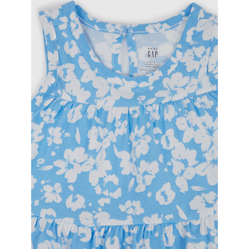 Modrý detský vzorovaný set top a šortky GAP baby 50531672