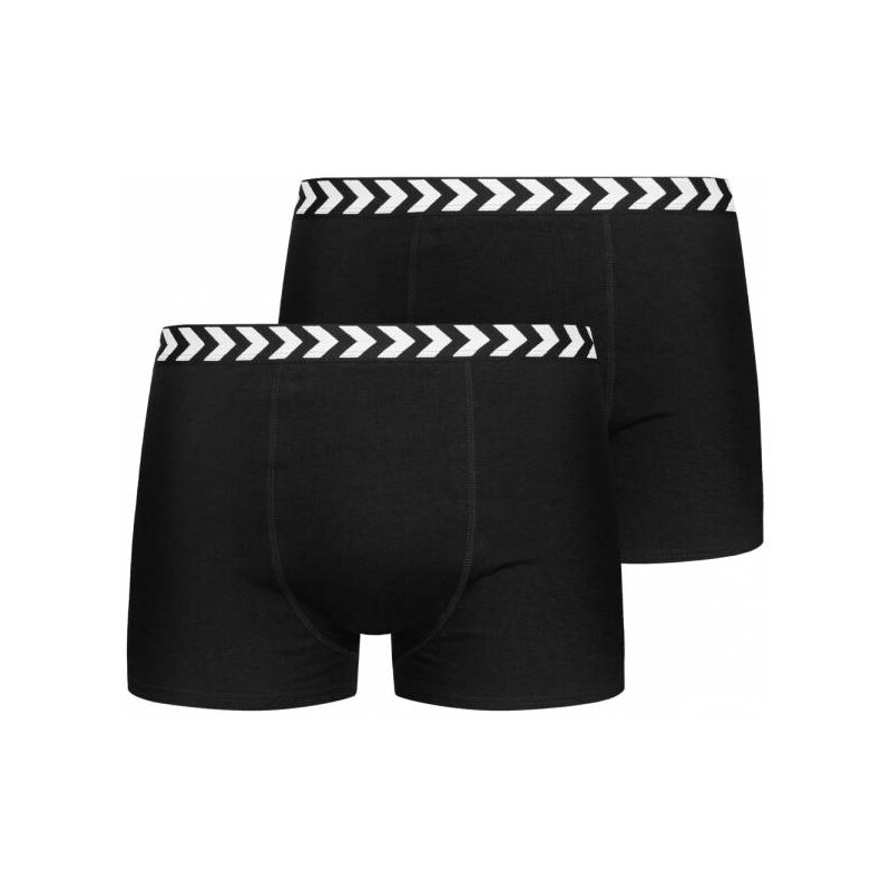 Hummel Pánske Boxerky 2 Pack Čierne Čierna M 32625311
