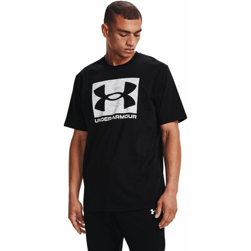 Mens T-shirt Under Armour ABC CAMO BOXED LOGO SS - black 64786953