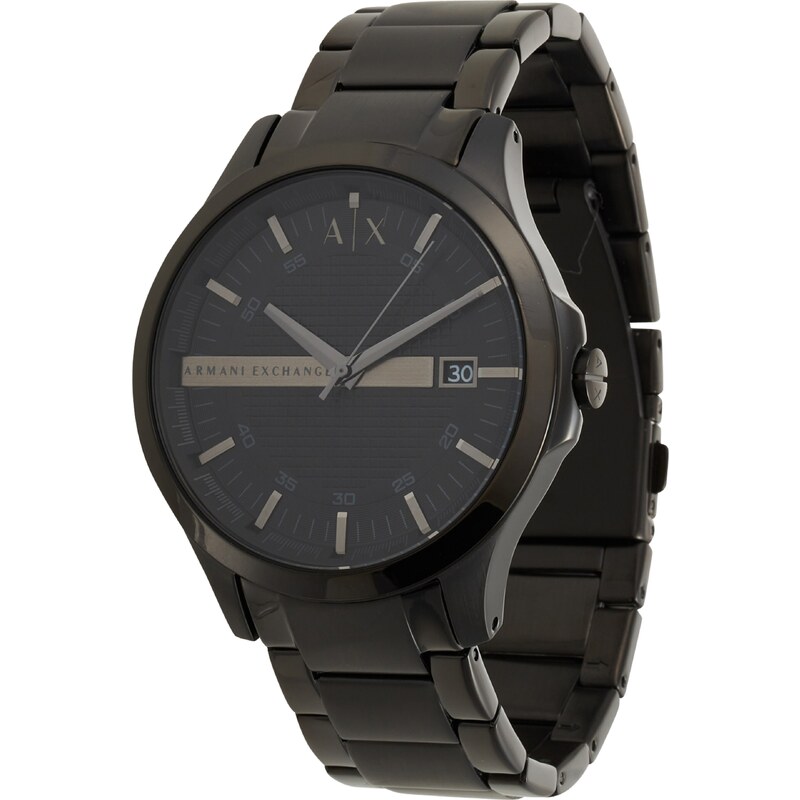 ARMANI EXCHANGE Analógové hodinky antracitová / čierna 54931301