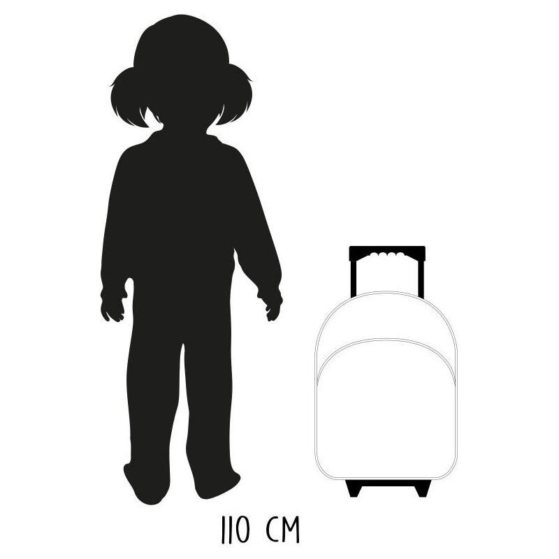 Vadobag Detský cestovný kufor na kolieskach Mickey Mouse - Disney - 8L