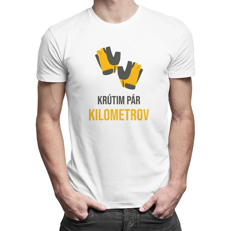 E-shop Garibald Krútim pár kilometrov - pánske tričko s potlačou