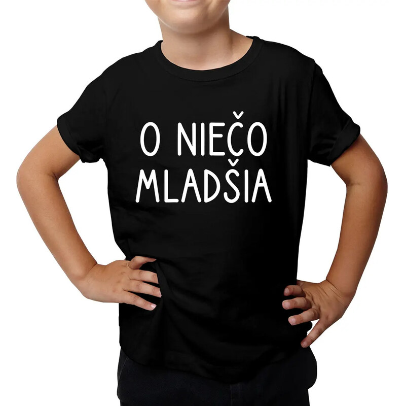 E-shop Garibald O niečo mladšia - detské tričko s potlačou