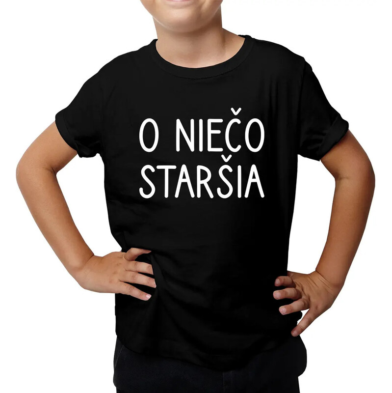E-shop Garibald O niečo staršia - detské tričko s potlačou