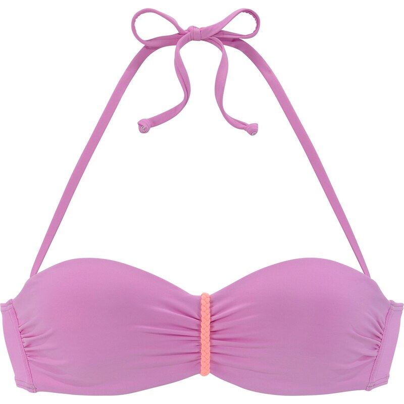 VENICE BEACH Bikinový top svetlofialová / lososová 54231392