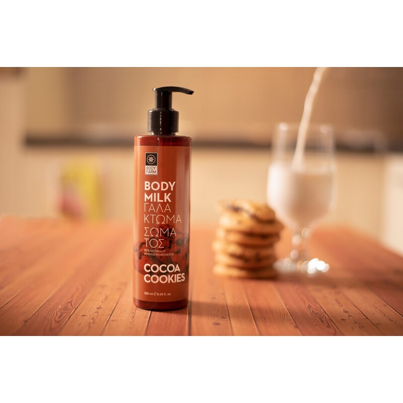 BodyFarm Cocoa Cookies body butter - Telové mlieko s kakaovými cookies 250 ml