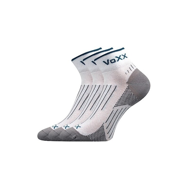 AZUL slabé športové ponožky VoXX Biela 39-42 3 páry 32742412