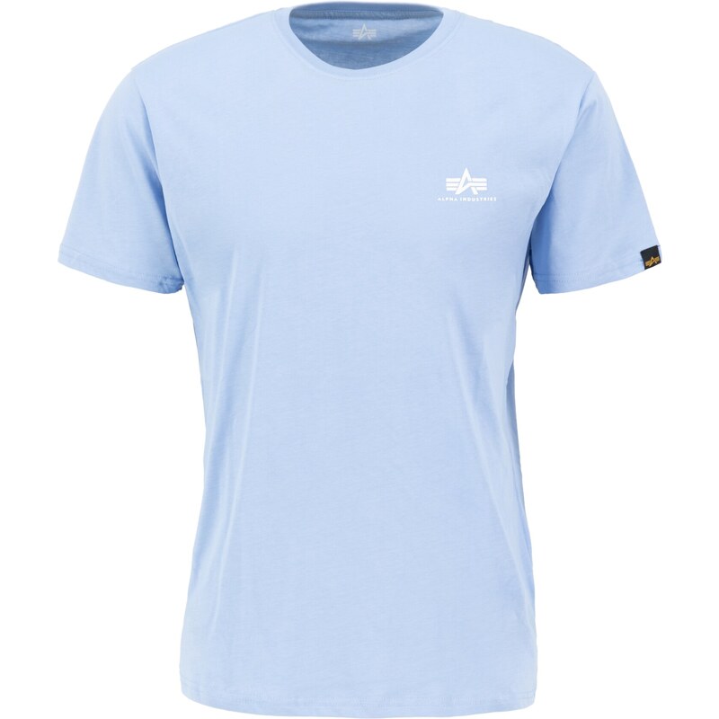 ALPHA INDUSTRIES Tričko svetlomodrá / biela 32793549