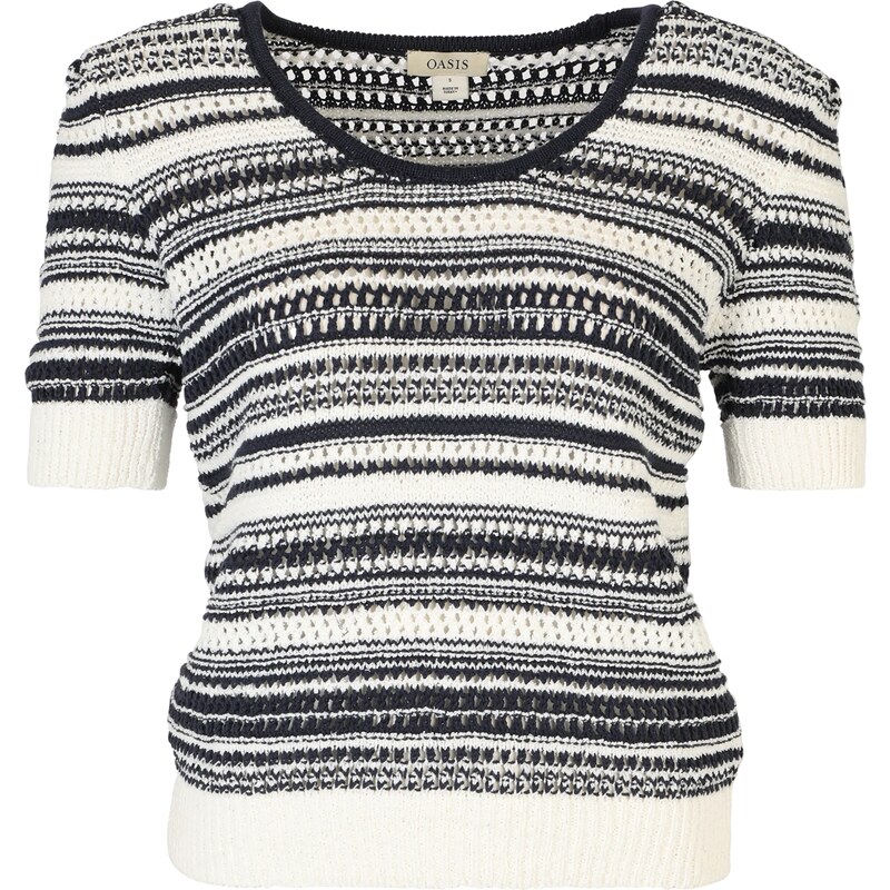 Oasis Sveter námornícka modrá / biela 57348444