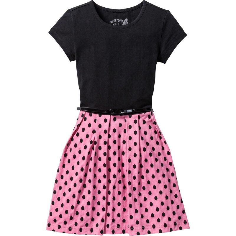 bonprix Džersejové šaty s bio bavlnou, farba čierna 44897330