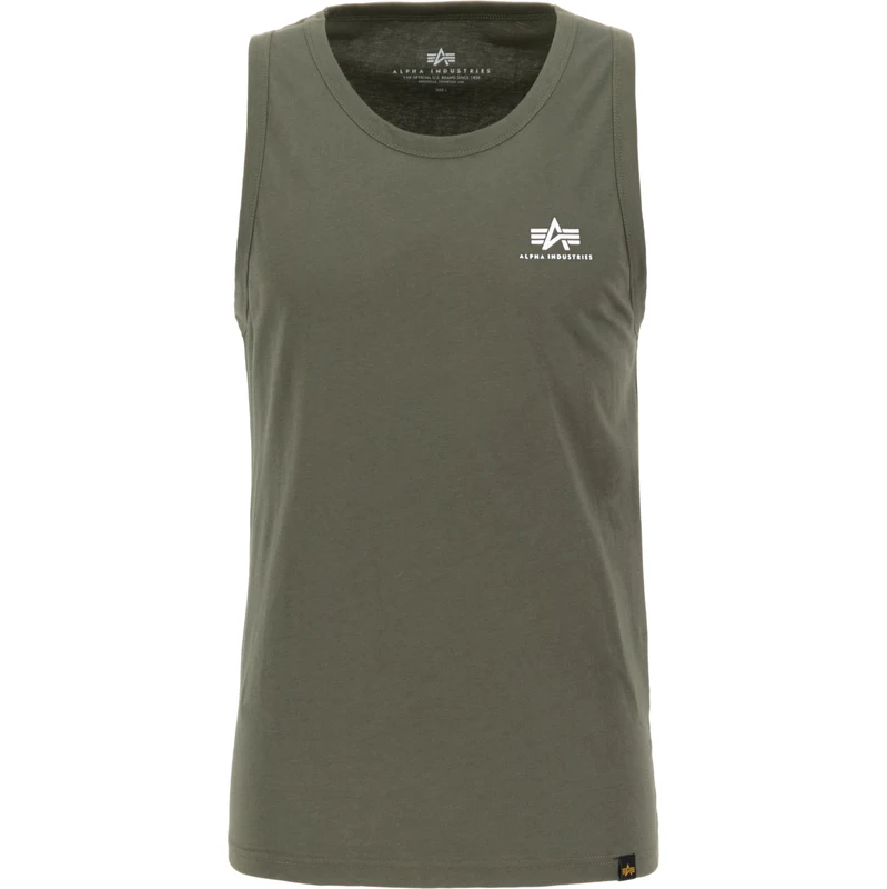 ALPHA INDUSTRIES Tričko olivová / biela 61943250